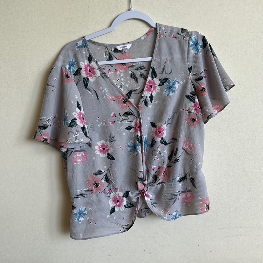 Summer Floral Blouse Candies Brand